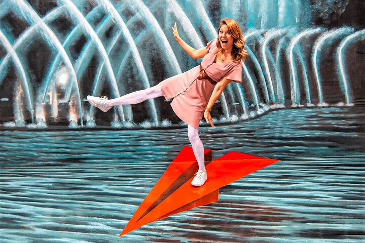 Step into a world where creativity meets fun! Strike your best pose among interactive artworks transforming every moment into a memorable selfie adventure. Perfect for imaginative explorers!